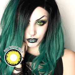 Halloween SOLAR ECLIPSE Coloured Contact Lenses - BEAUEYE (UK)