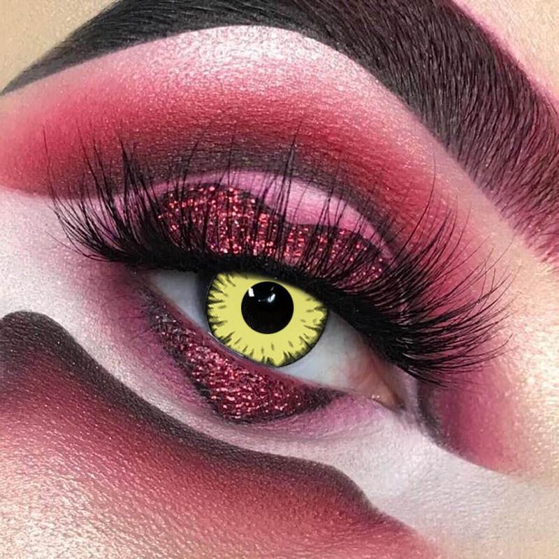 Halloween SOLAR ECLIPSE Coloured Contact Lenses - BEAUEYE (UK) Main image