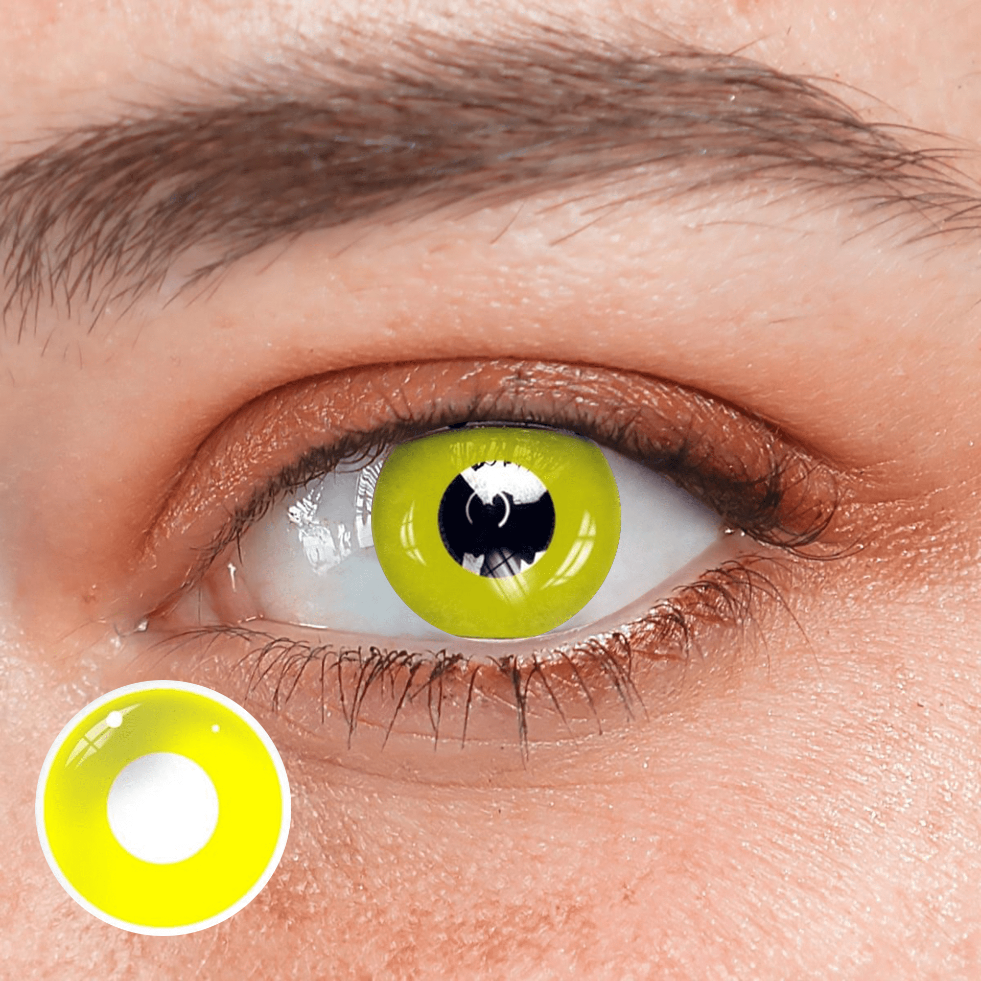 Halloween Yellowout Coloured Contact Lenses - BEAUEYE (UK) Main image