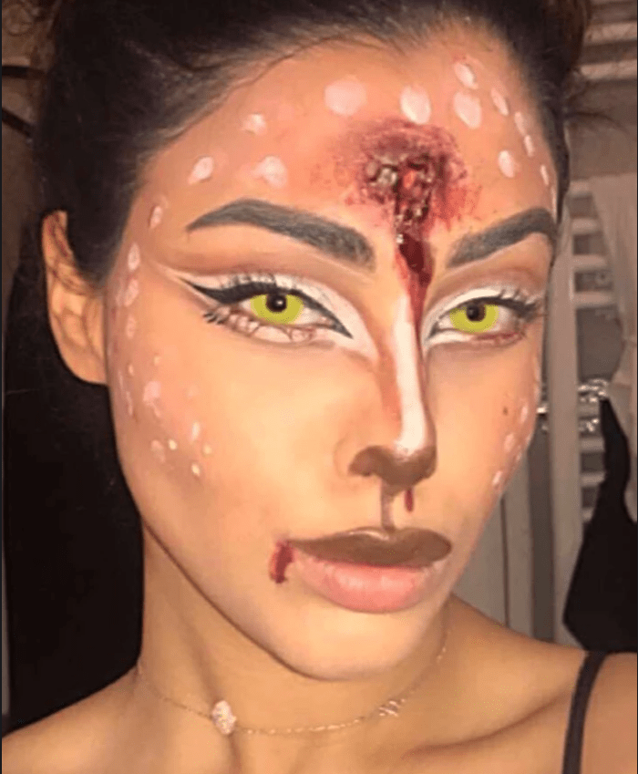 Halloween Yellowout Coloured Contact Lenses Secondary image