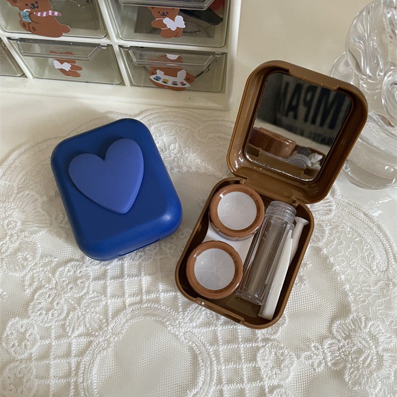 Heart Shape Colored Contact Lens Case - BEAUEYE (UK)