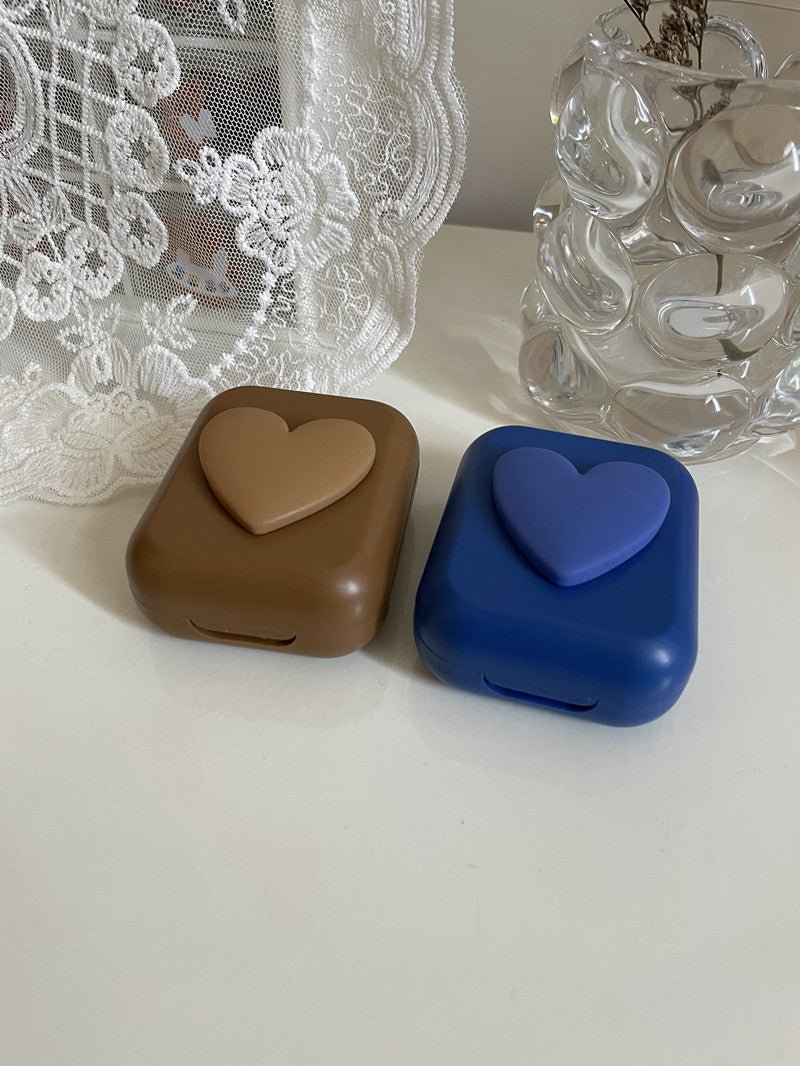 Heart Shape Colored Contact Lens Case - BEAUEYE (UK)