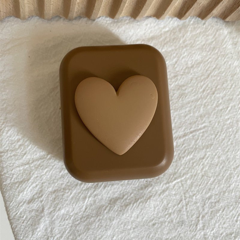 Heart Shape Colored Contact Lens Case - BEAUEYE (UK)