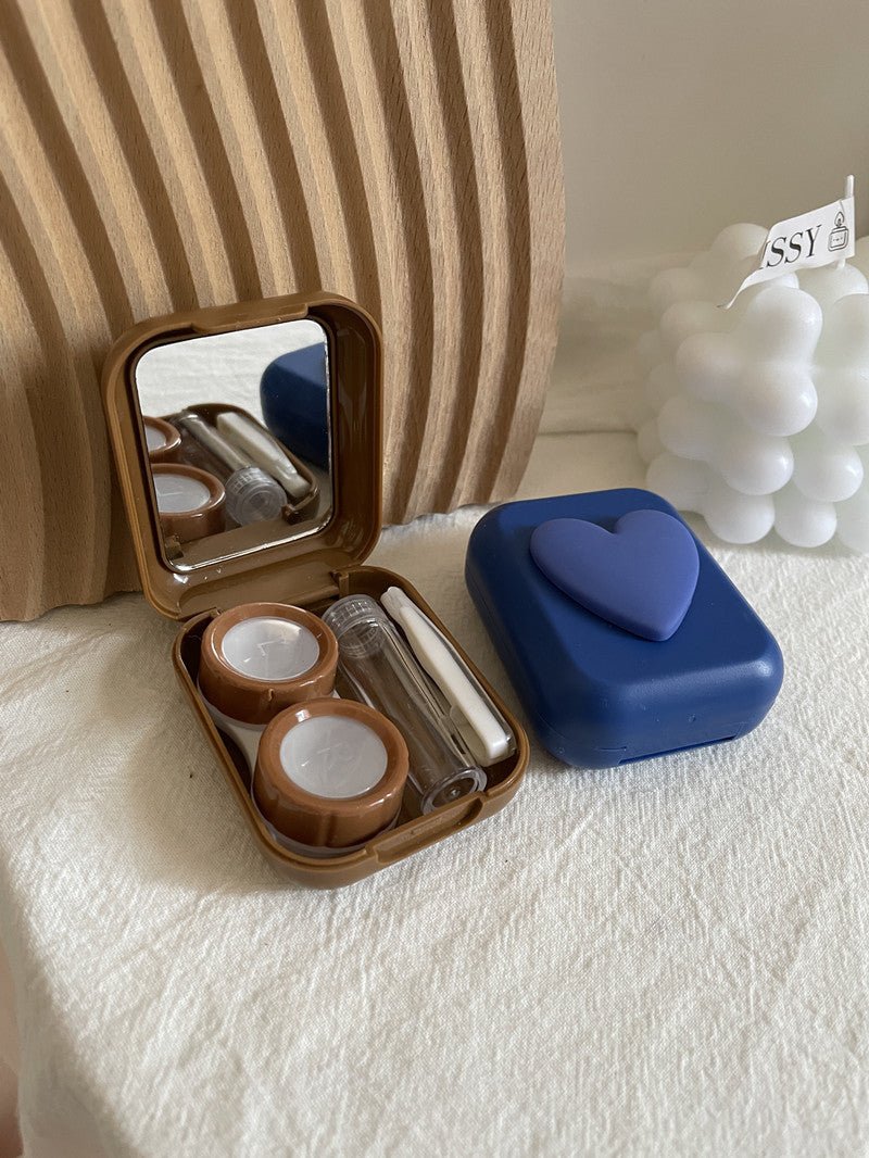Heart Shape Colored Contact Lens Case - BEAUEYE (UK)