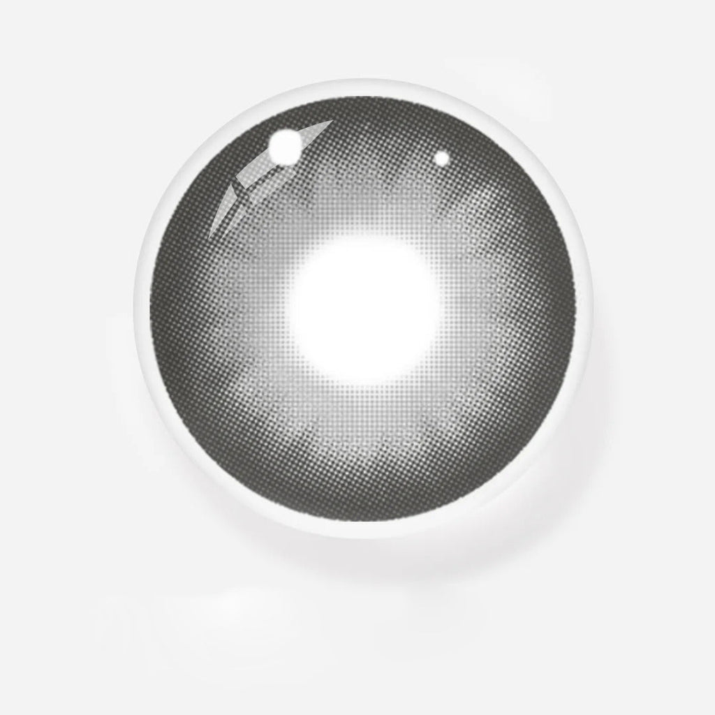 Helena Dark Gray Coloured Contact Lenses - BEAUEYE (UK)