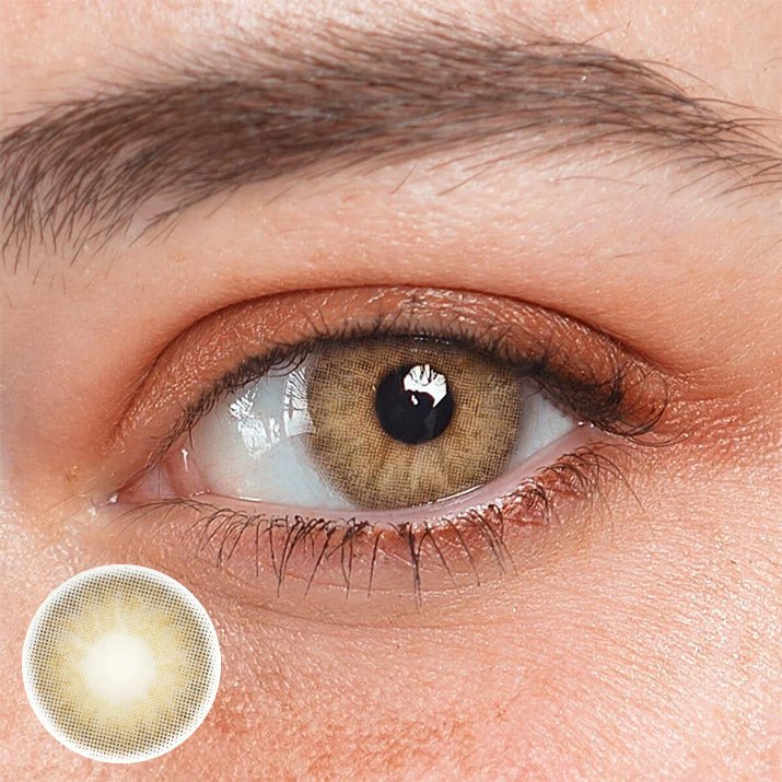 Hesper Brown Prescription Coloured Contact Lenses - BEAUEYE (UK) Main image