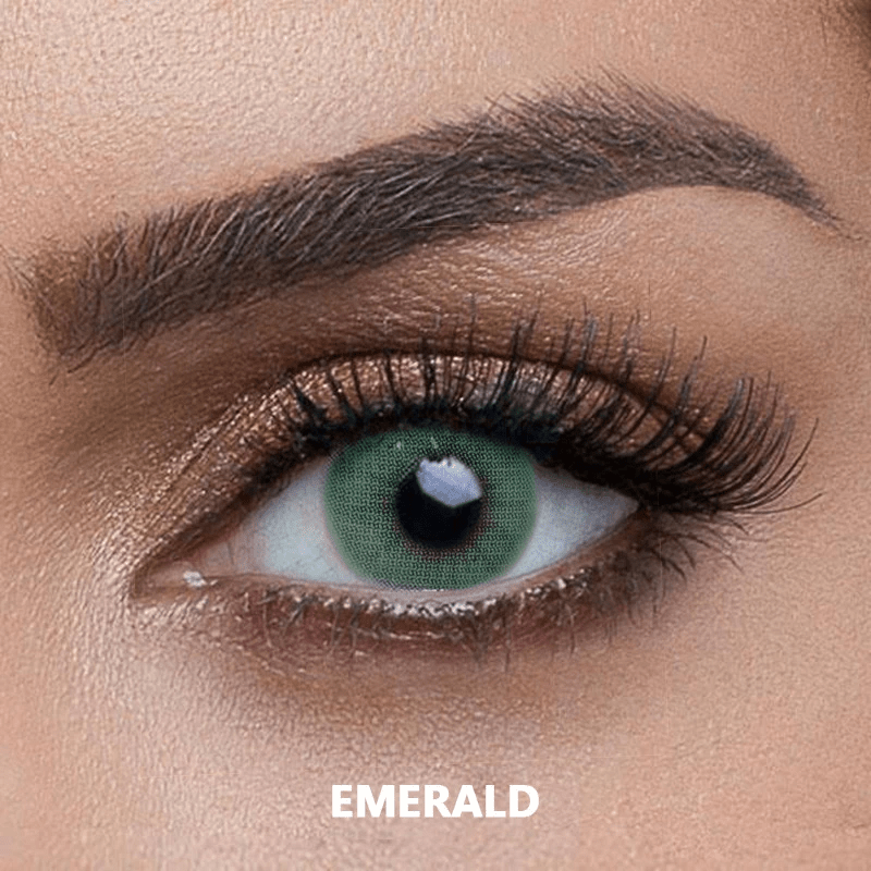 Hidrocor Emerald Green Prescription Coloured Contact Lenses - BEAUEYE (UK) Main image