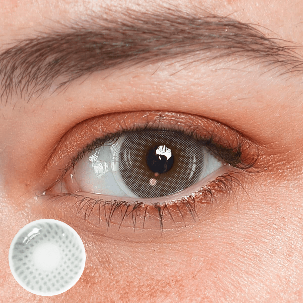 Hidrocor Graphite Gray Prescription Coloured Contact Lenses - BEAUEYE (UK) Main image