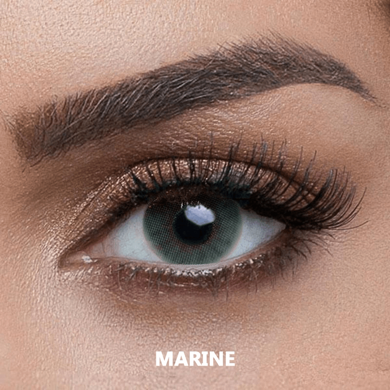 Hidrocor Marine Blue Prescription Coloured Contact Lenses - BEAUEYE (UK) Main image