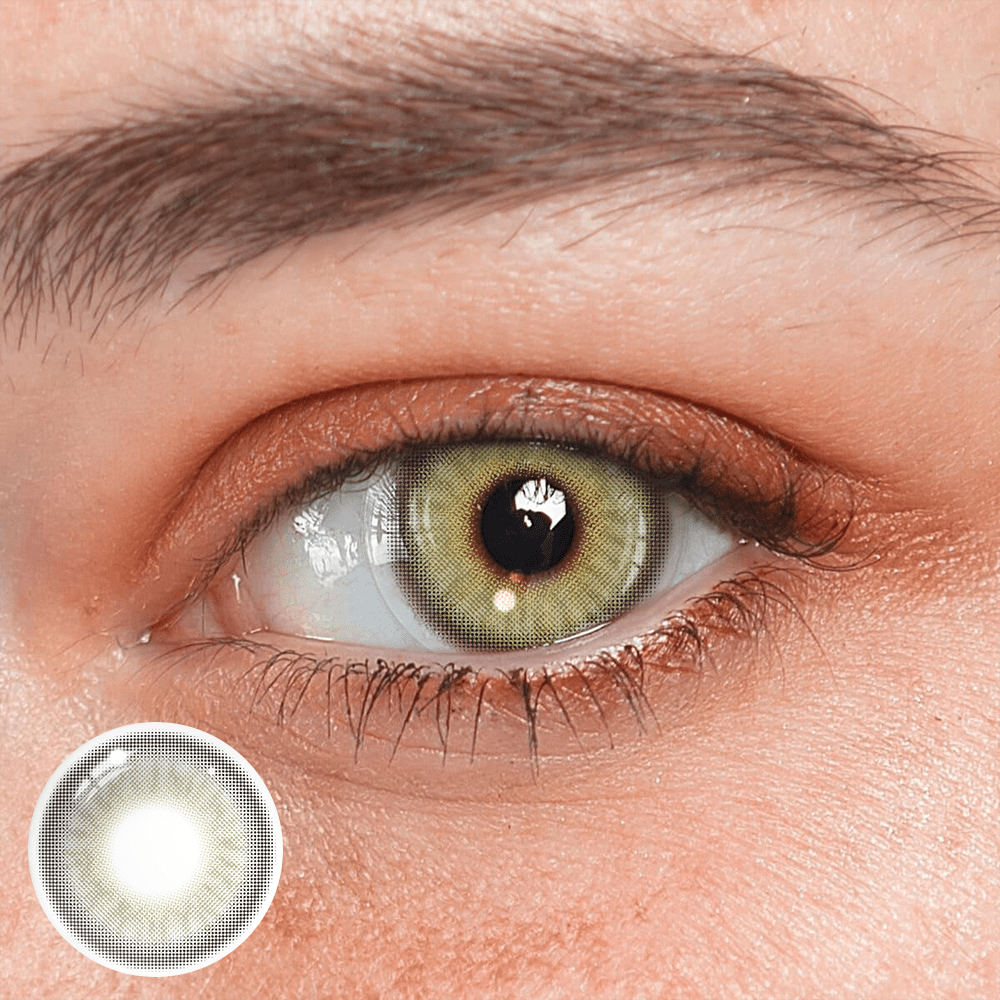 Himalaya Light Green Prescription Coloured Contact Lenses - BEAUEYE (UK) Main image
