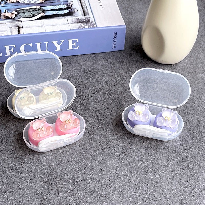 INS Simple Bear Colored Contact Lens Case - BEAUEYE (UK)