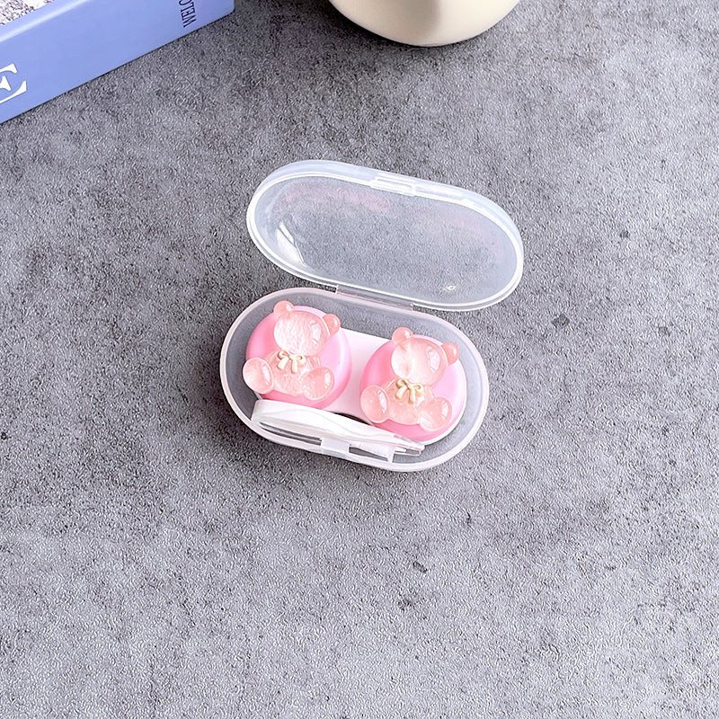INS Simple Bear Colored Contact Lens Case - BEAUEYE (UK)