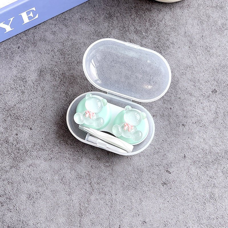 INS Simple Bear Colored Contact Lens Case - BEAUEYE (UK)