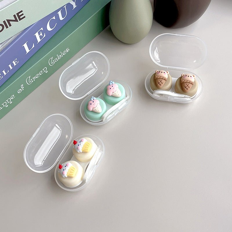 INS Simple Cute DIY Colored Contact Lens Case - BEAUEYE (UK)