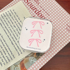 Ins Style Bow Rabbits Colored Contact Lens Case - BEAUEYE (UK)
