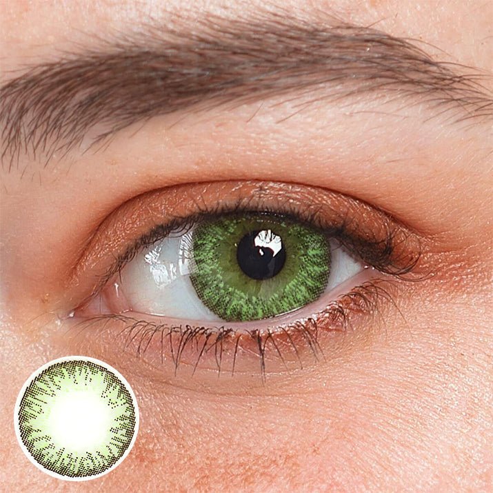 Irene Nut Green Coloured Contact Lenses - BEAUEYE (UK) Main image