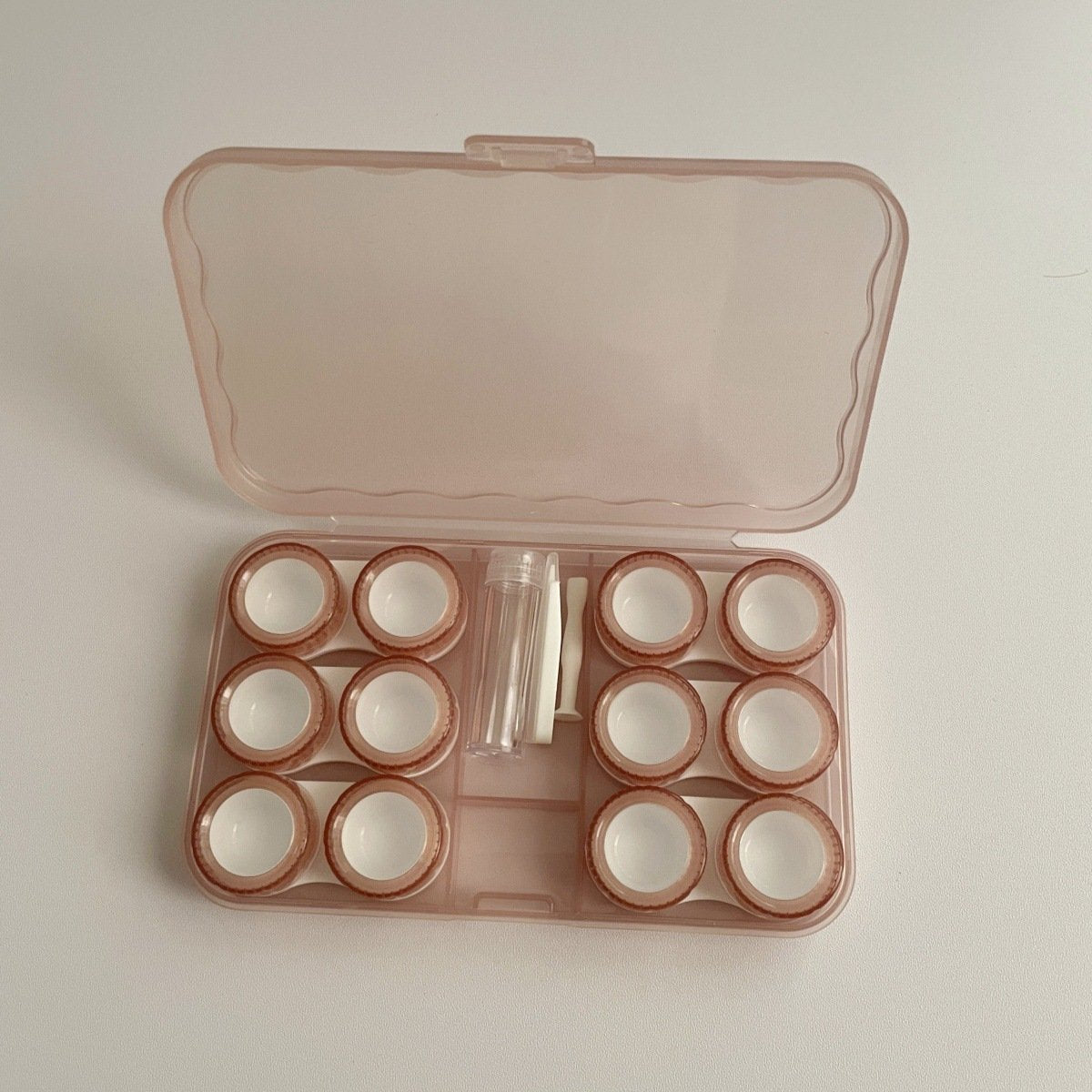 Ins Retro Cold Style Colored Contact Lens Case