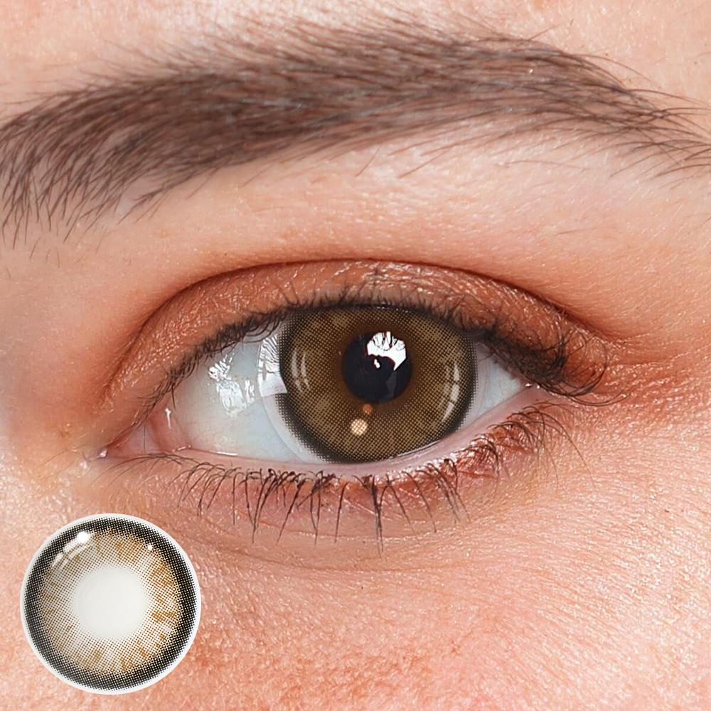 Kohaku Brown Prescription Coloured Contact Lenses - BEAUEYE (UK) Main image