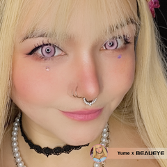 Cosplay KOI Pink Coloured Contact Lenses
