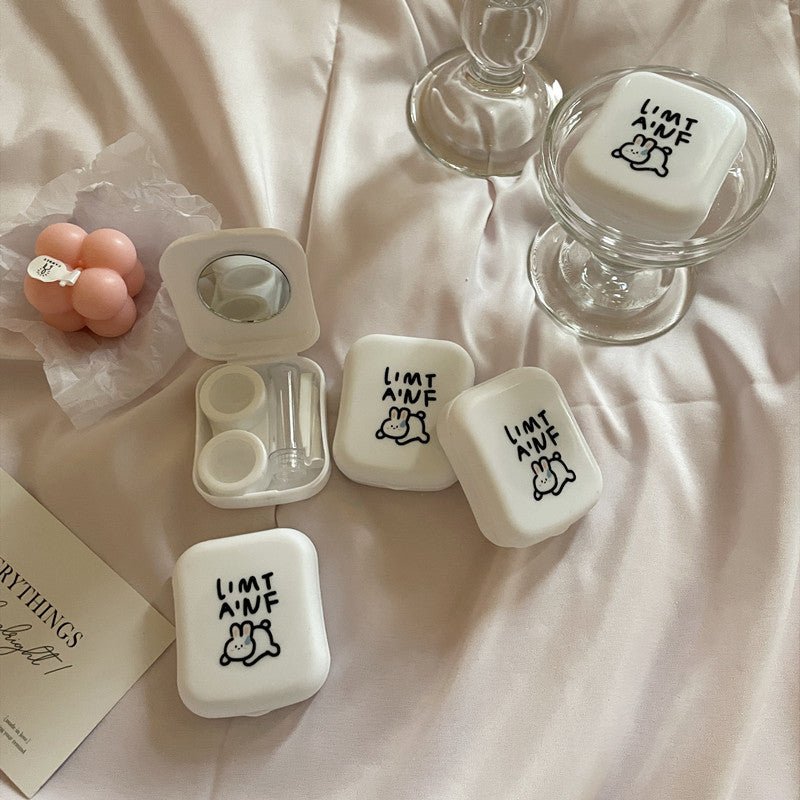 Korean Style Sweet Girly Colored Contact Lens Case - BEAUEYE (UK)