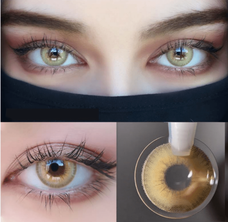 LA GIRL Brown Prescription Coloured Contact Lenses Secondary image