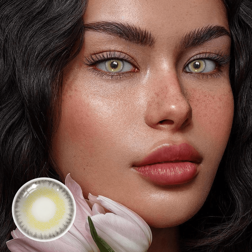 LA GIRL Grey Prescription Coloured Contact Lenses Secondary image
