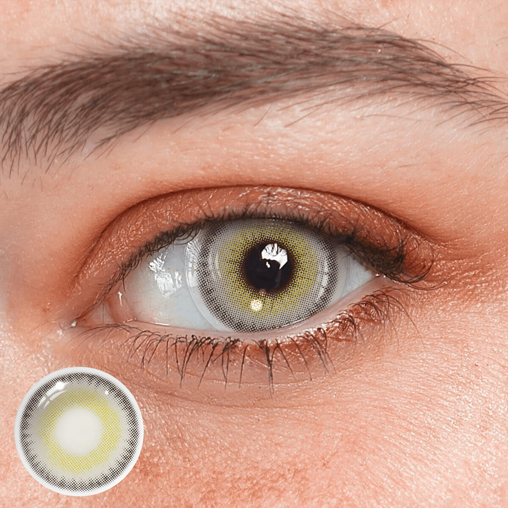 LA GIRL Grey Prescription Coloured Contact Lenses - BEAUEYE (UK) Main image