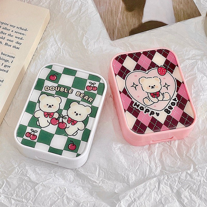 Lattice Colored Contact Lens Case - BEAUEYE (UK)