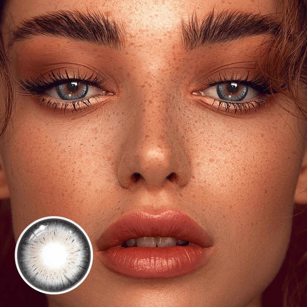 Laurel Gray Prescription Coloured Contact Lenses Secondary image