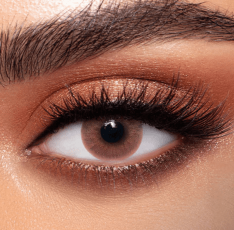 Lemon  Marron  Brown Coloured Contact Lenses Secondary image