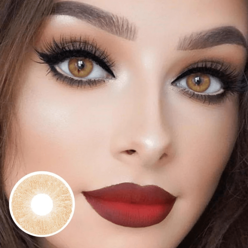 Lemon Marron Brown Coloured Contact Lenses - BEAUEYE (UK) Main image