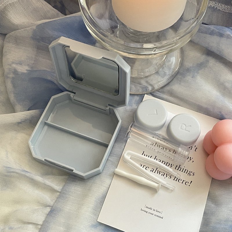Like Fish Ins Simple Colored Contact Lens Case - BEAUEYE (UK)