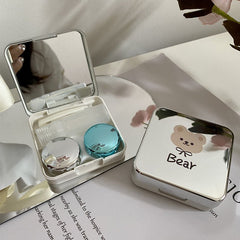 Lovely Bear Colored Contact Lens Case - BEAUEYE (UK)