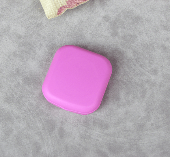 Lovely square portable Multicolor Colored Contact Lens Case - BEAUEYE (UK)