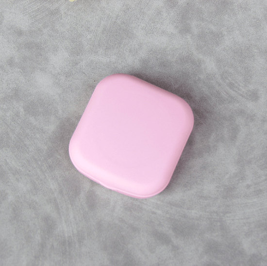 Lovely square portable Multicolor Colored Contact Lens Case - BEAUEYE (UK)