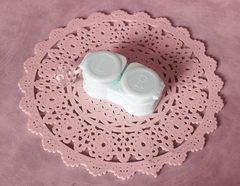 Macaroon flip cover Colored Contact Lens Case - BEAUEYE (UK)