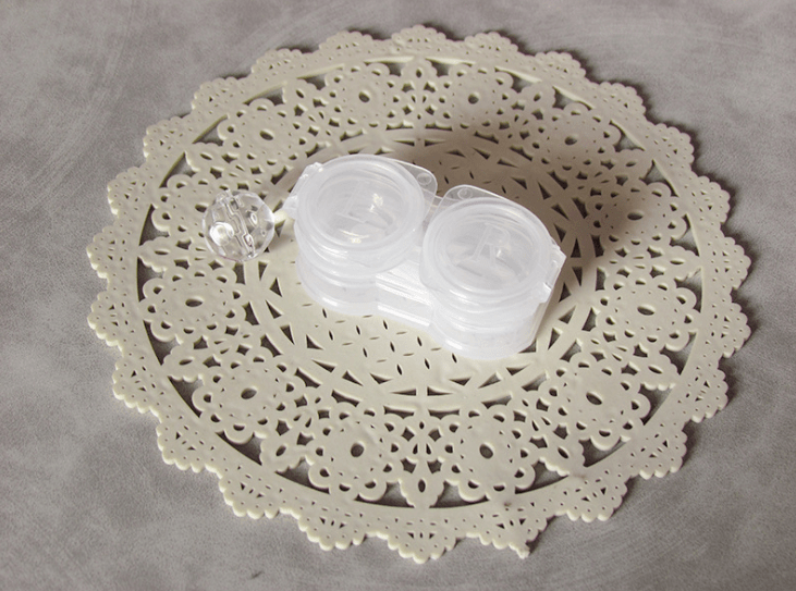Macaroon flip cover Colored Contact Lens Case - BEAUEYE (UK)
