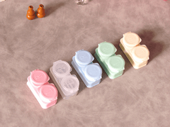 Macaroon flip cover Colored Contact Lens Case - BEAUEYE (UK)