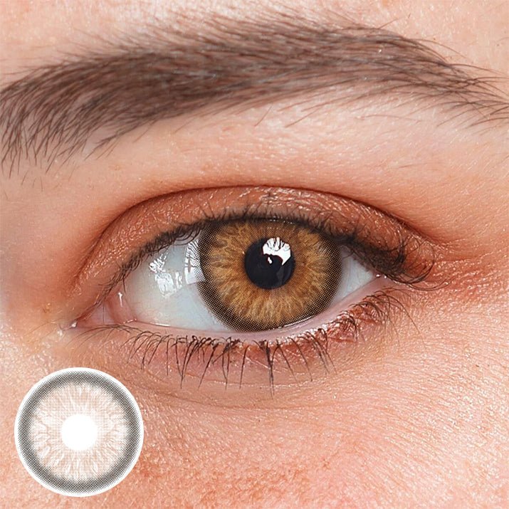 Madonna Love Letter Brown Coloured Contact Lenses Secondary image