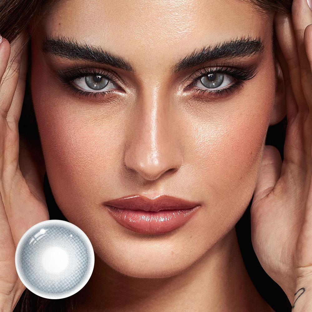 Miginia Blue Coloured Contact Lenses Secondary image