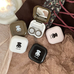 Milk Tea Bear Colored Contact Lens Case - BEAUEYE (UK)