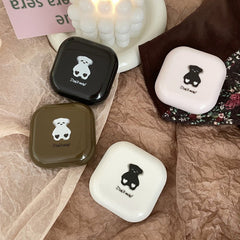 Milk Tea Bear Colored Contact Lens Case - BEAUEYE (UK)