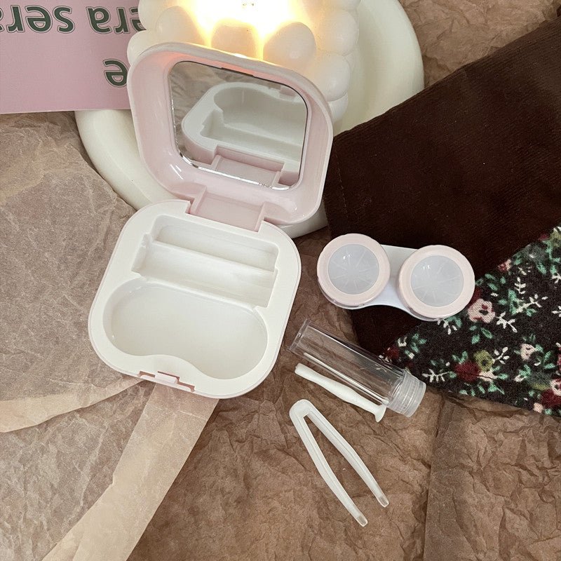 Milk Tea Bear Colored Contact Lens Case - BEAUEYE (UK)