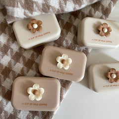 Milk Tea Warm Colored Contact Lens Case - BEAUEYE (UK)