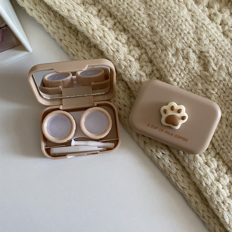 Milktea Colored Contact Lens Case - BEAUEYE (UK)