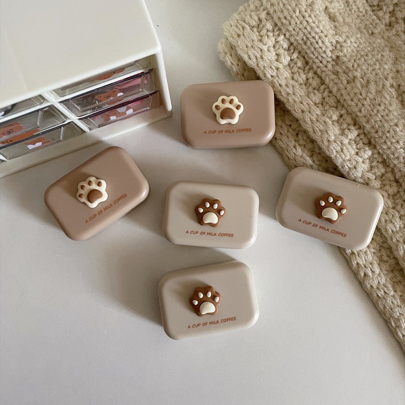 Milktea Colored Contact Lens Case - BEAUEYE (UK)