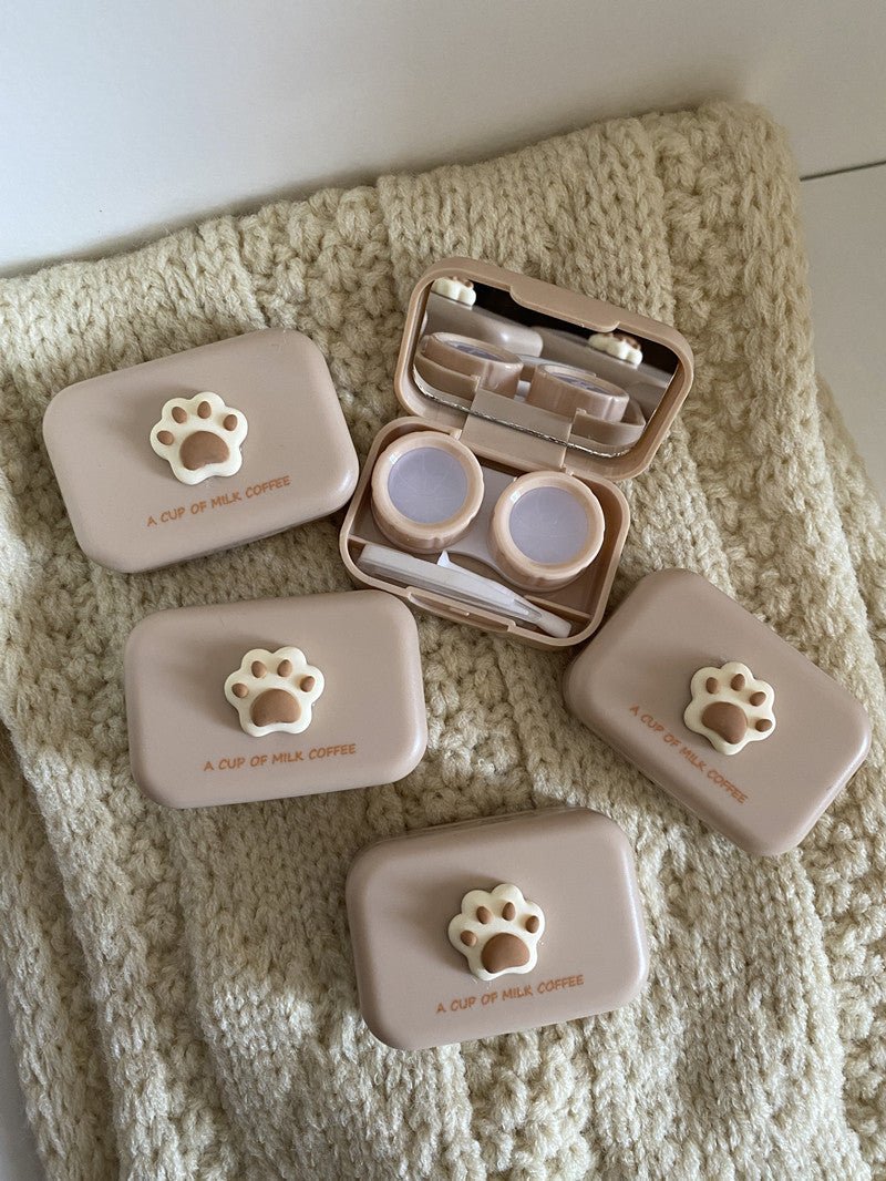 Milktea Colored Contact Lens Case - BEAUEYE (UK)