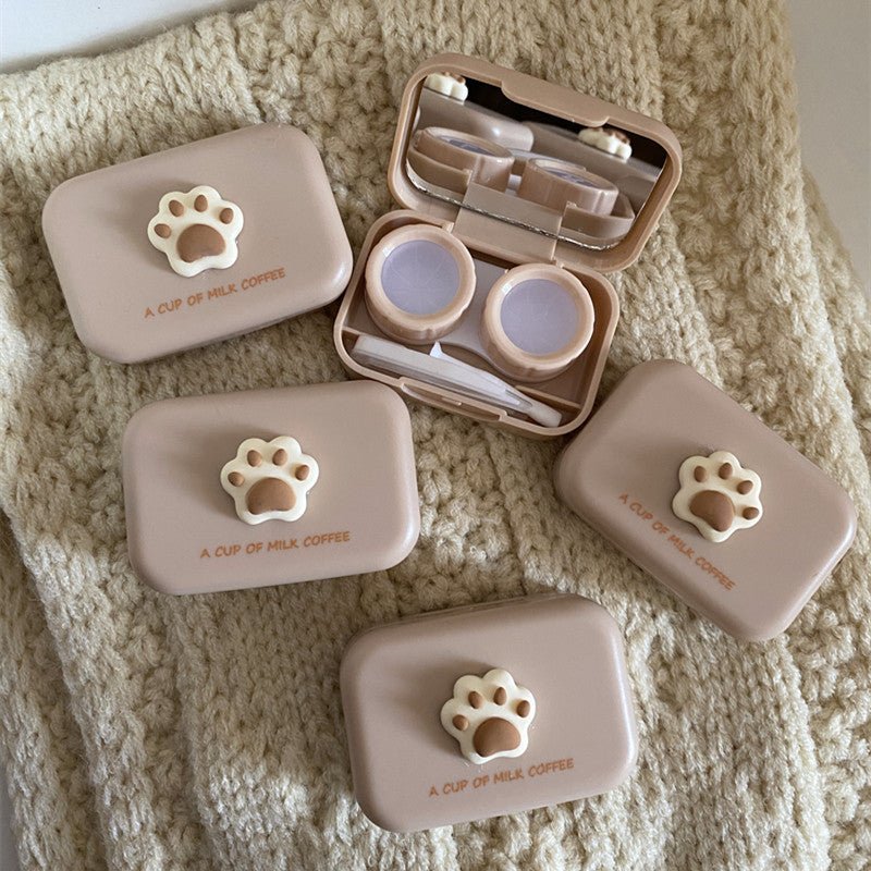 Milktea Colored Contact Lens Case - BEAUEYE (UK)