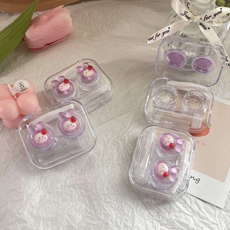 Mini Rabbit Colored Contact Lens Case - BEAUEYE (UK)