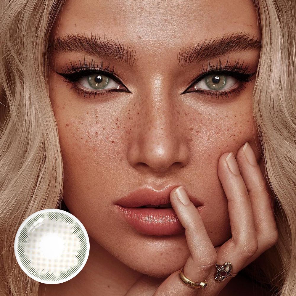 Marcela Light Brown Coloured Contact Lenses Secondary image